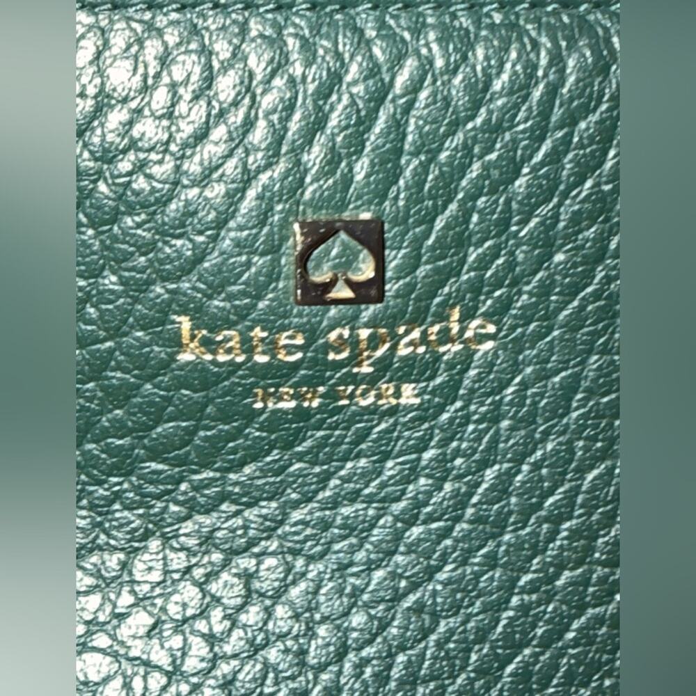 UEC KATE SPADE Kate Southport Avenue Cora BEAUTIFUL GREEN COLOR GENUINE LEATHER - Picture 10 of 10